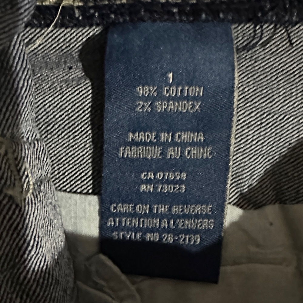 BONGO Ladies Y2K Dark Denim Midi- Skirt Feminine Flattering Sz 1 NWOT - Picture 7 of 9